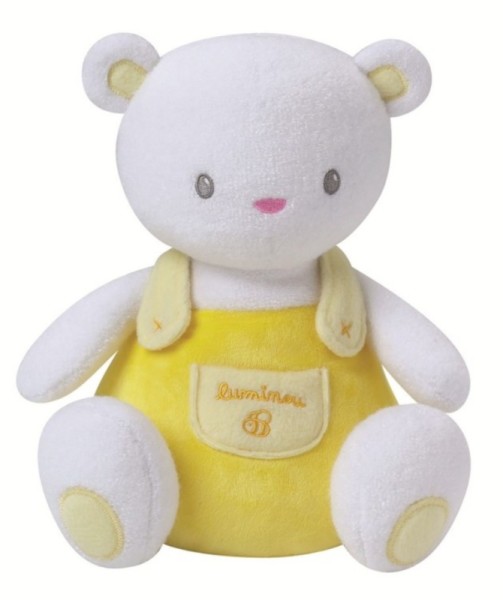 Jemini Peluche Hochet Luminou Ours - 15 cm